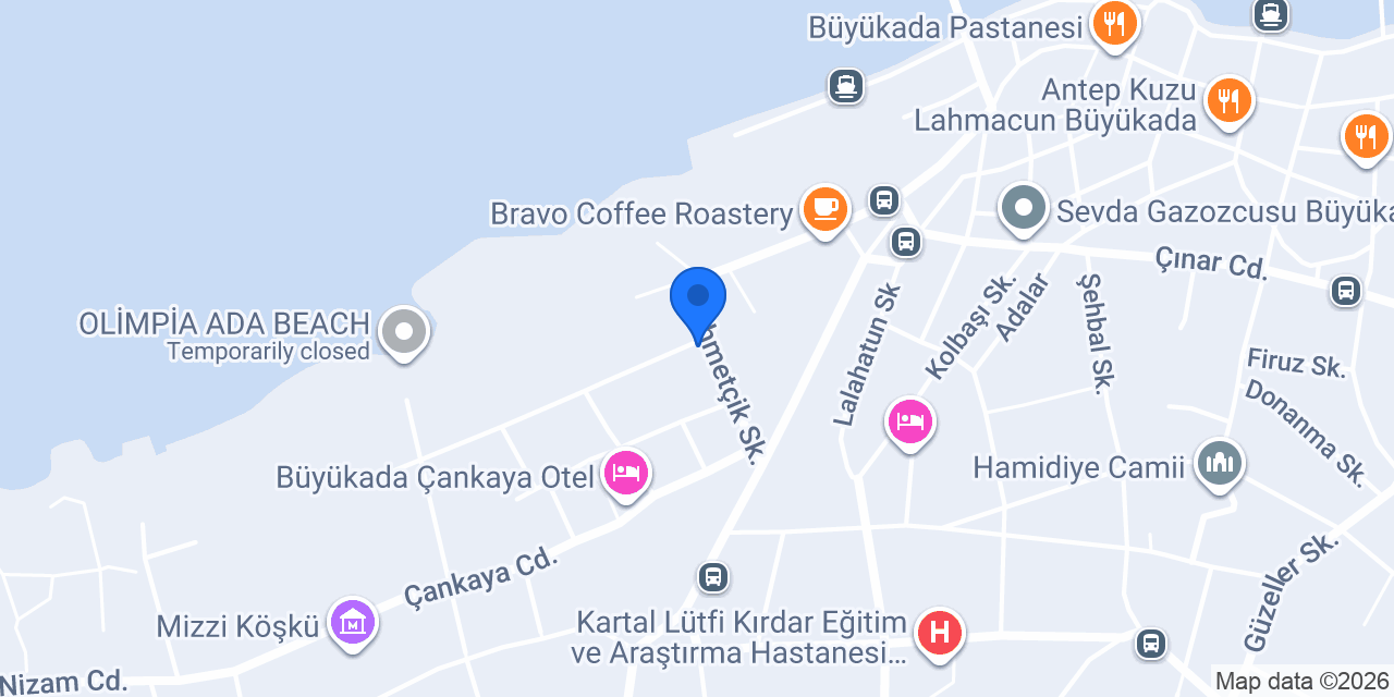 Adalar MalMüdürlüğü konumu