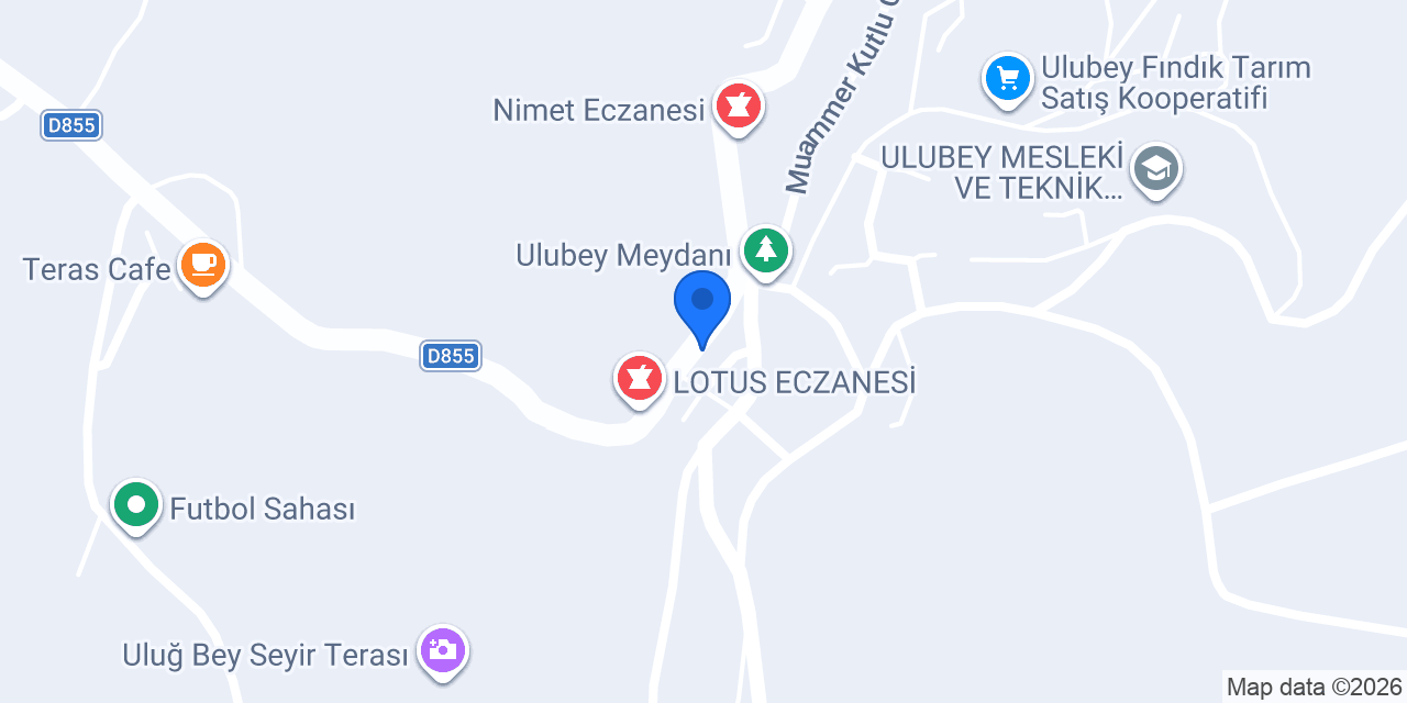 Ulubey Veteriner Kliniği konumu