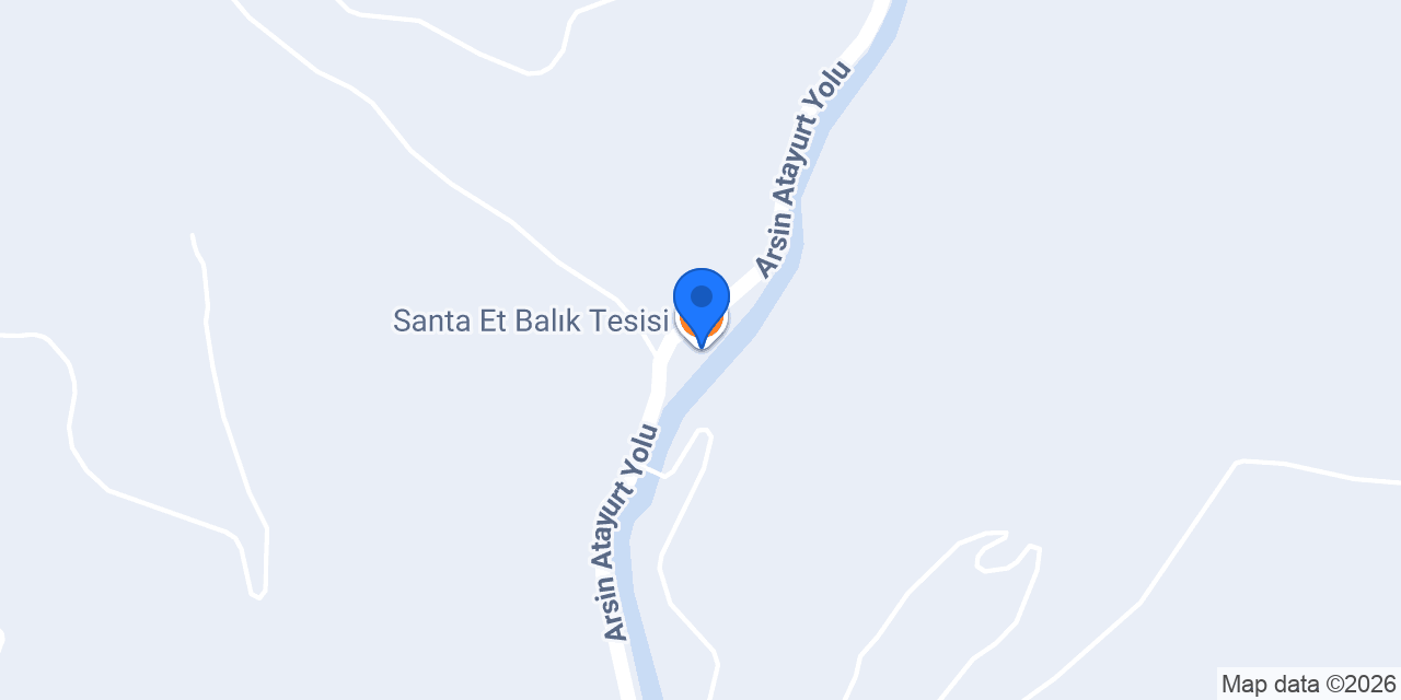 Santa Et Balık Tesisi konumu