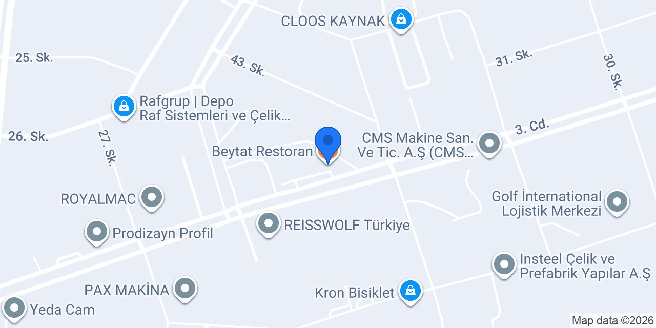 Beytat Restoran konumu