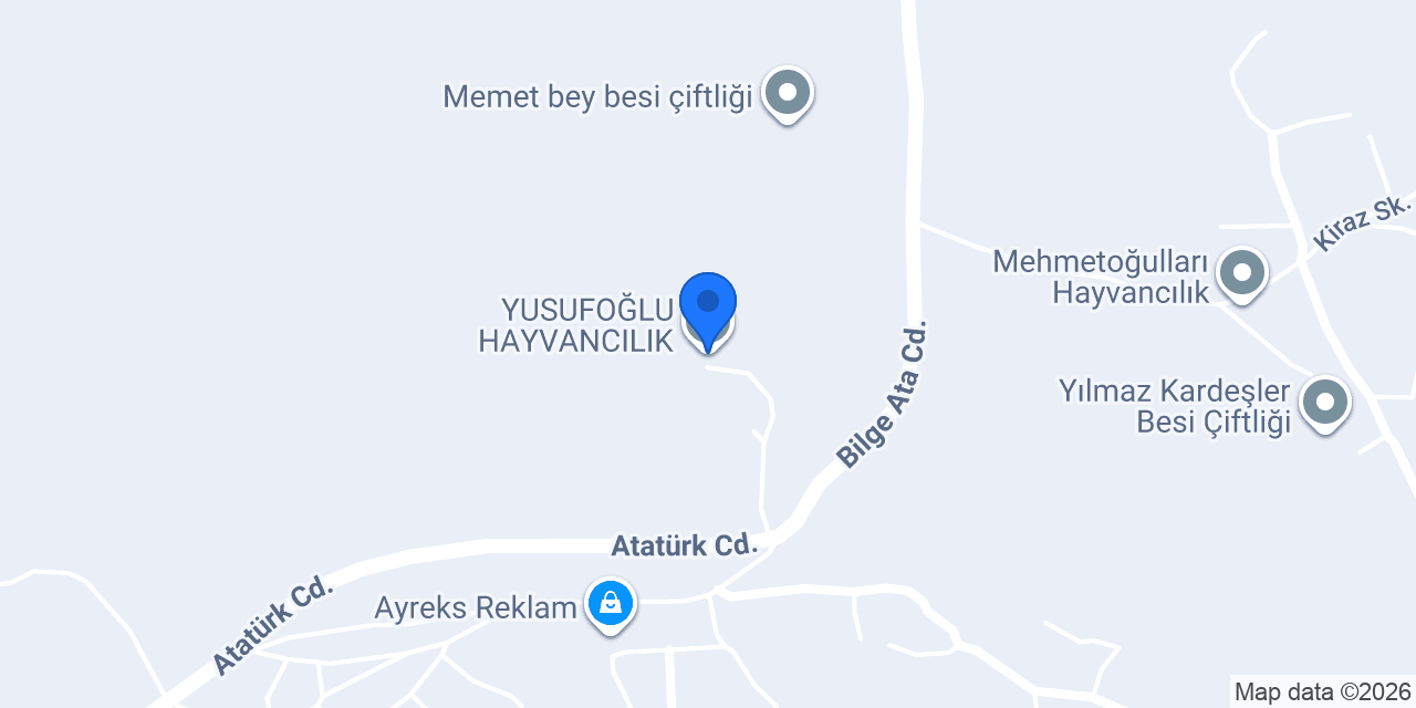 YUSUFOĞLU HAYVANCILIK konumu