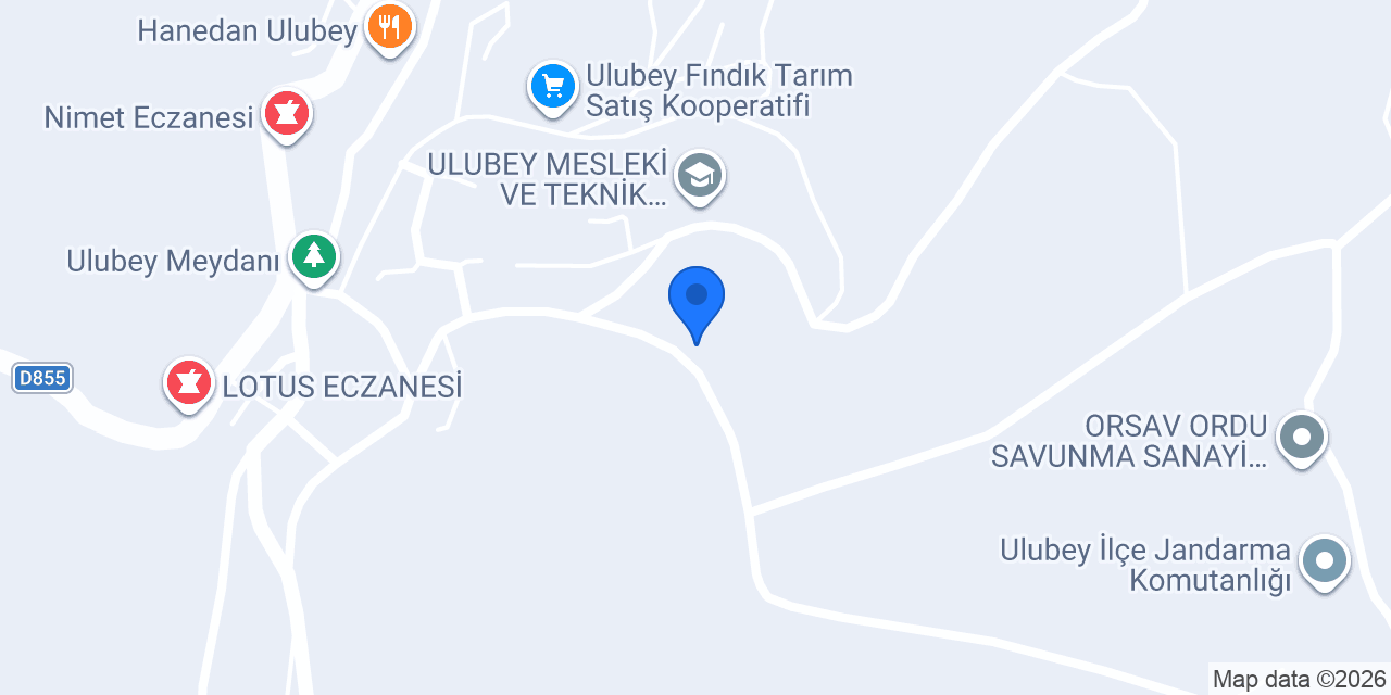 Ulubey İlkokulu konumu