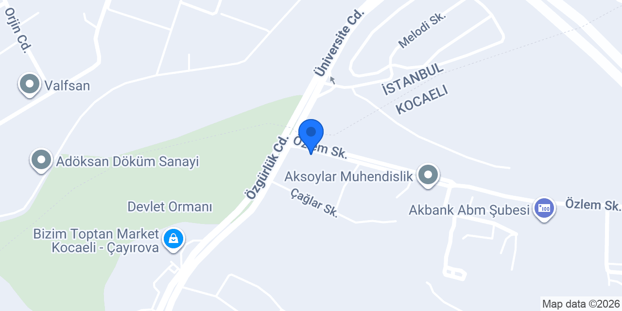 Meşhur Sarıyer börekçisi konumu