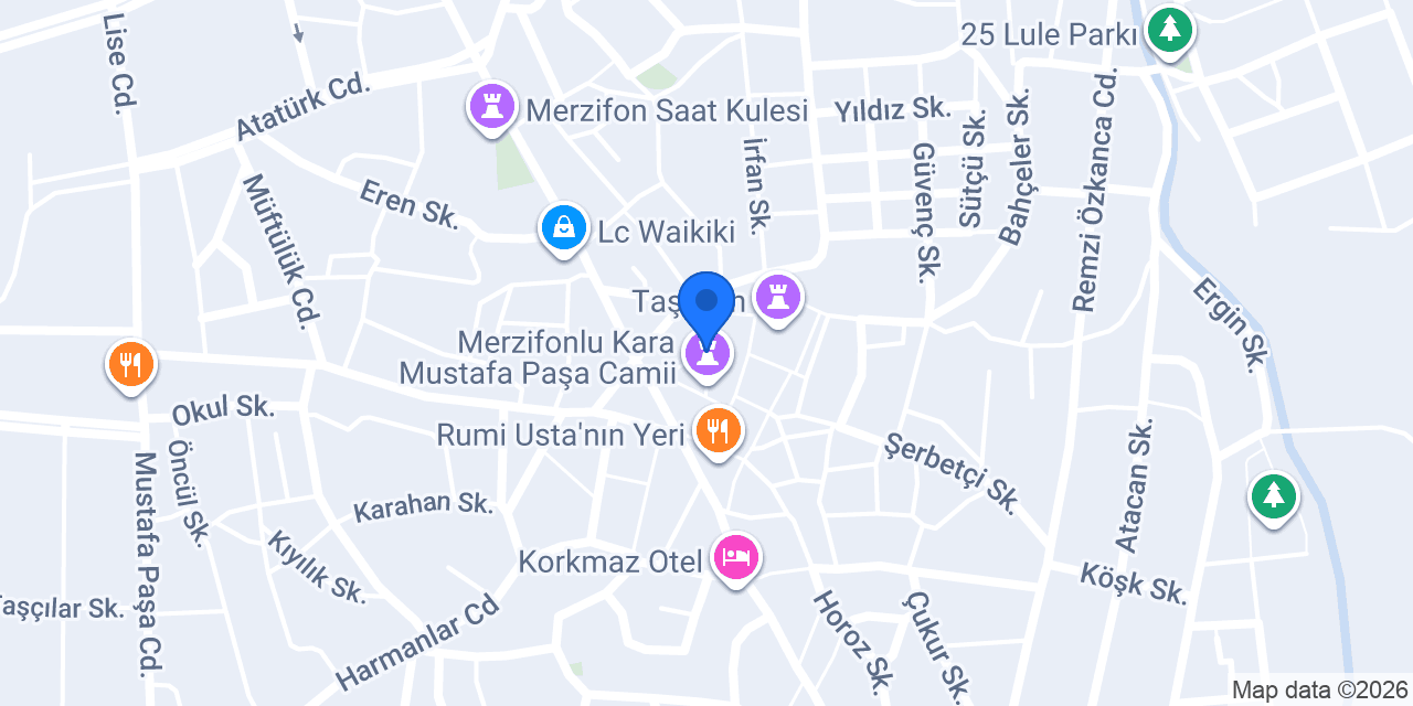 Merzifon Altunok Çilingir konumu