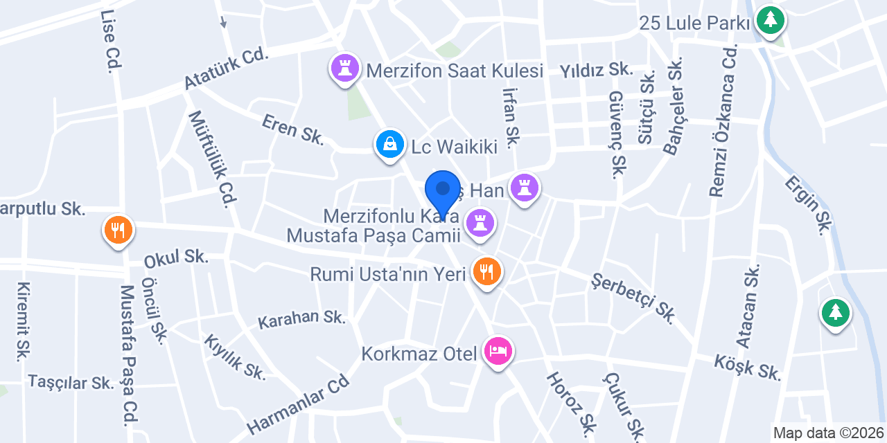 MANZARA RESTAURANT konumu
