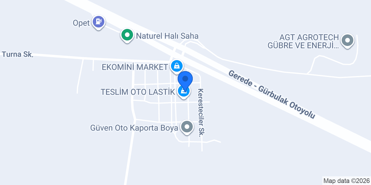 İnci Mobilya konumu