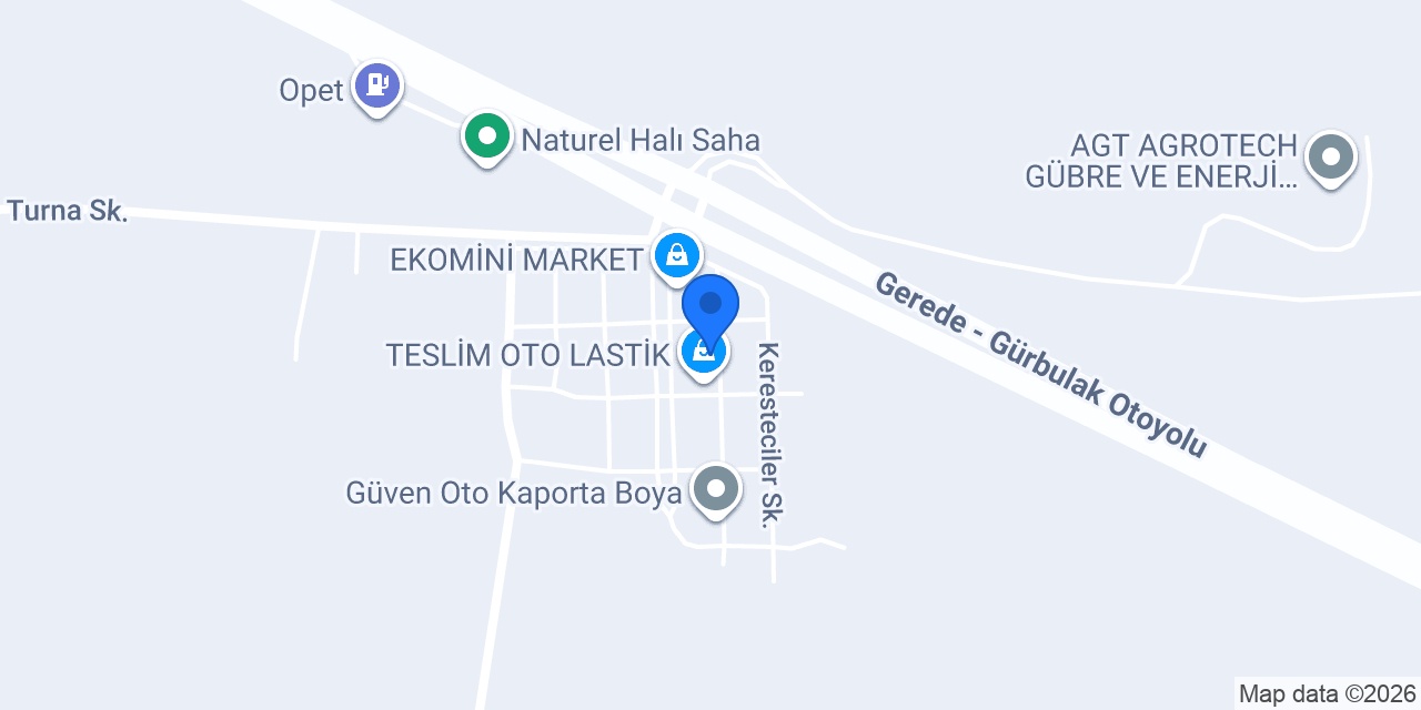 Lastiğim - Güler Oto Lastik konumu