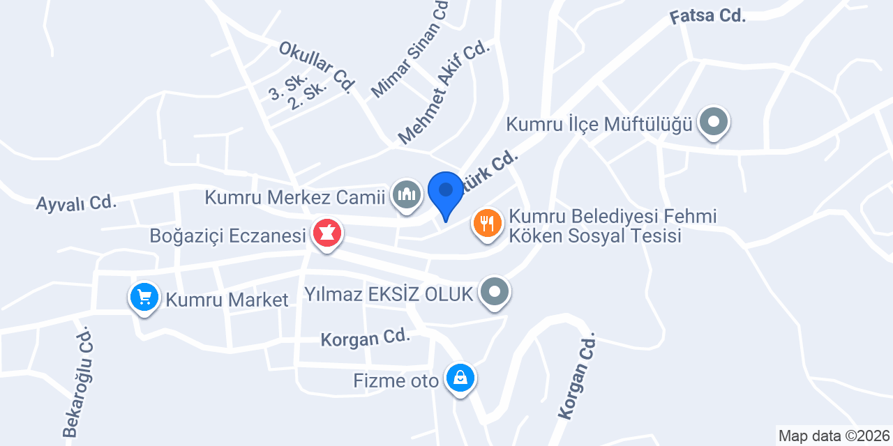 Diş Hekimi Furkan Atalar konumu