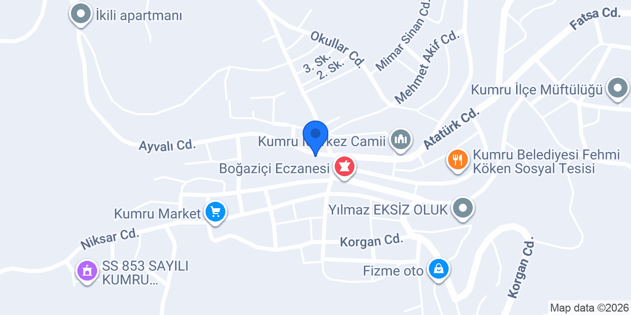 Veteriner Hekim Dursun Kocaoğlu konumu