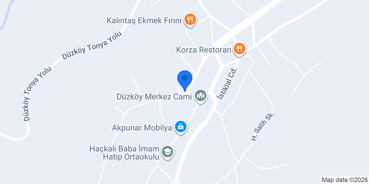 Yaliya park kafe restoran konumu