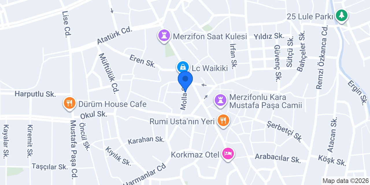 Ergün Ofset konumu