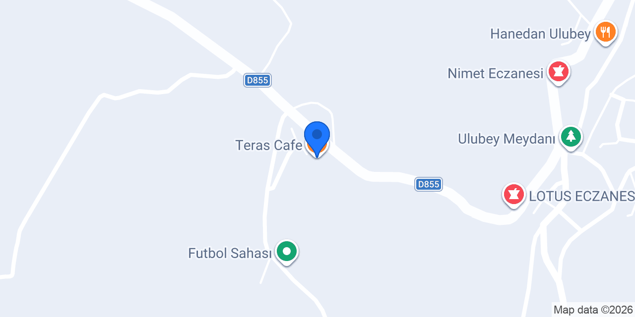Teras Cafe konumu