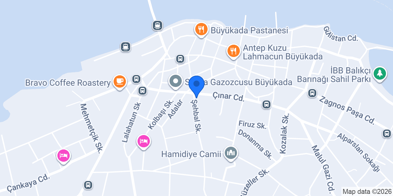 YILDIZLAR EVI HOTEL konumu