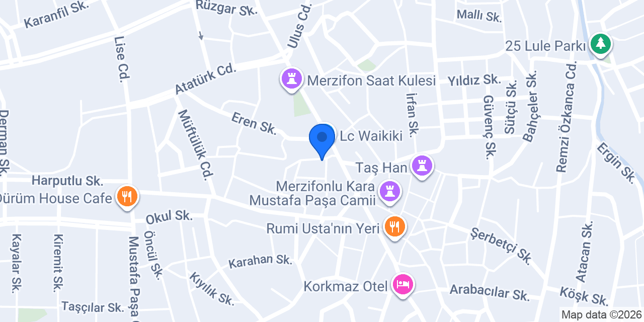 Titiz Terzi konumu