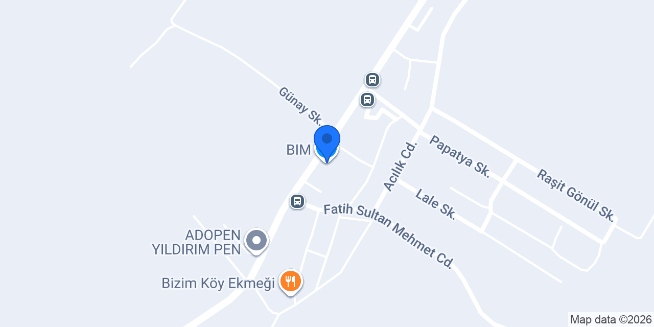 OTO ÖZDEMİR konumu