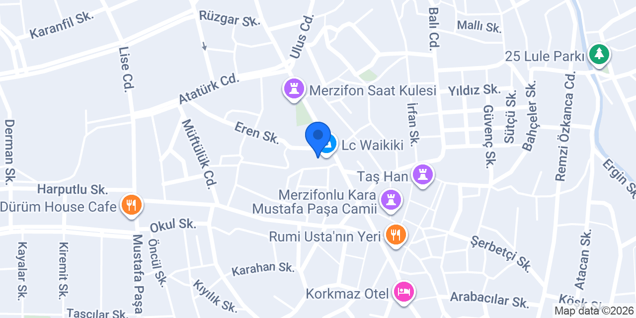 Dörtmevsim Çiçekçilik konumu