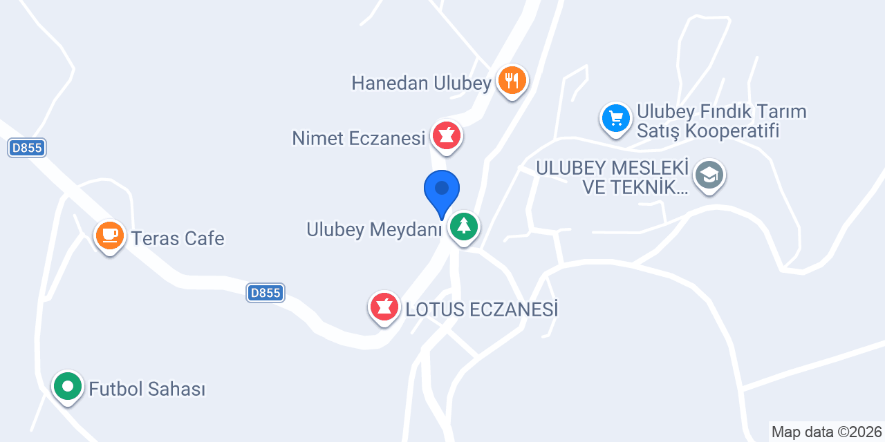 Ulubey Eczanesi konumu
