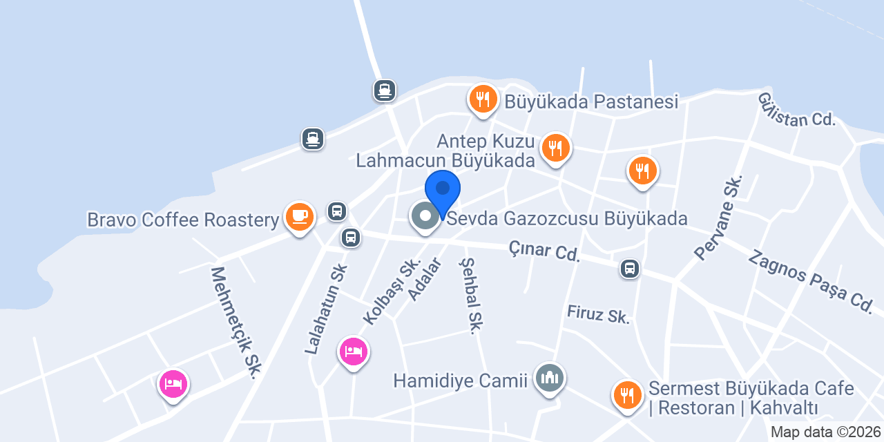 PEMBE PANSİYON BÜYÜKADA konumu