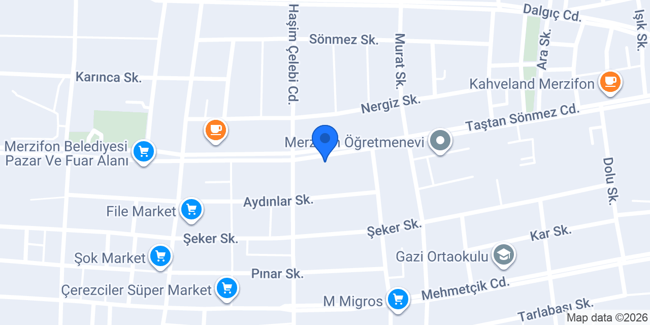 Ustam pide konumu