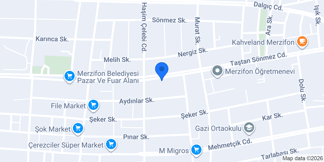 Cajun Corner Merzifon şubesi konumu