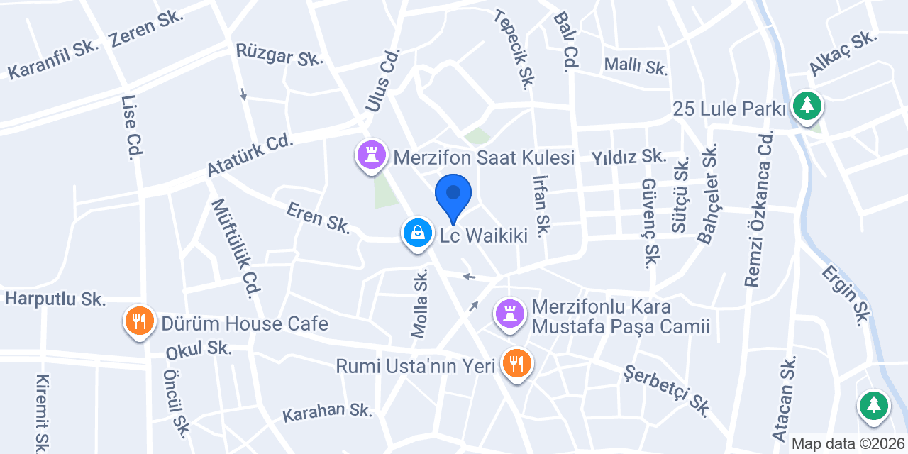 Korner Bilişim konumu