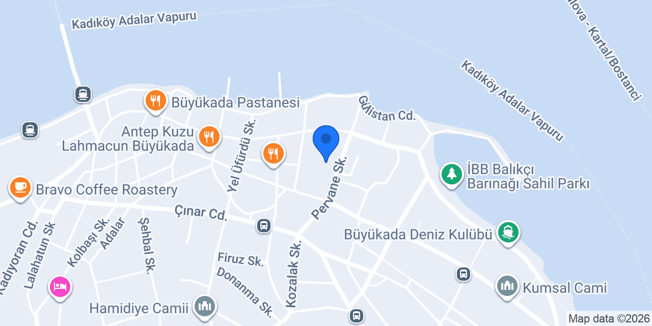 Büyükada İöo konumu