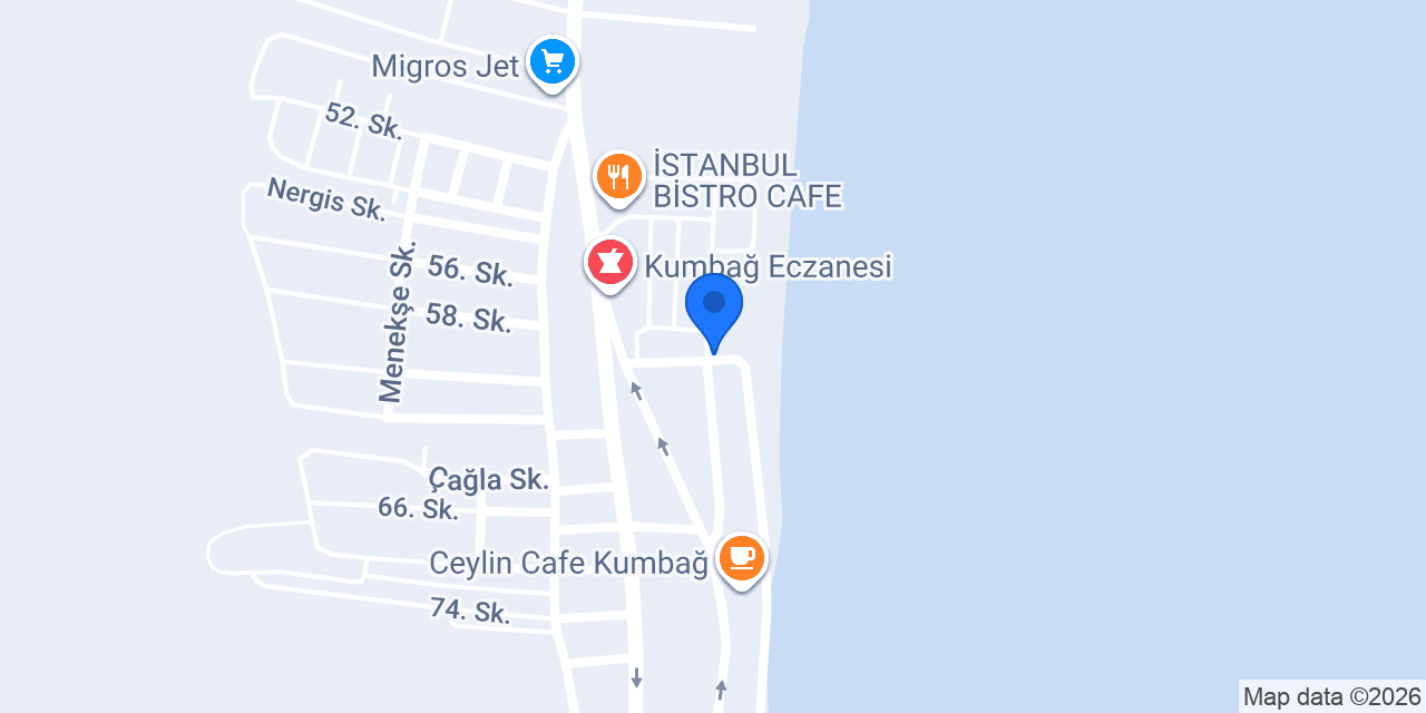 LATTE cafe & beach konumu