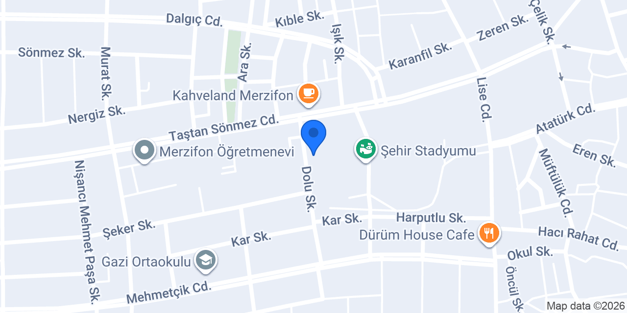 Butik Pasta Evi konumu