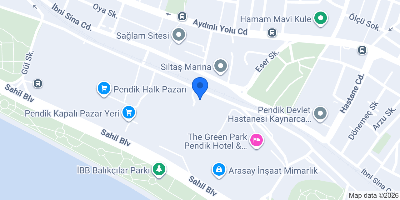 Pendik Marine Hotel konumu