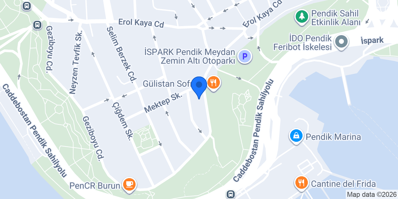Pendik Merkez İlkokulu konumu