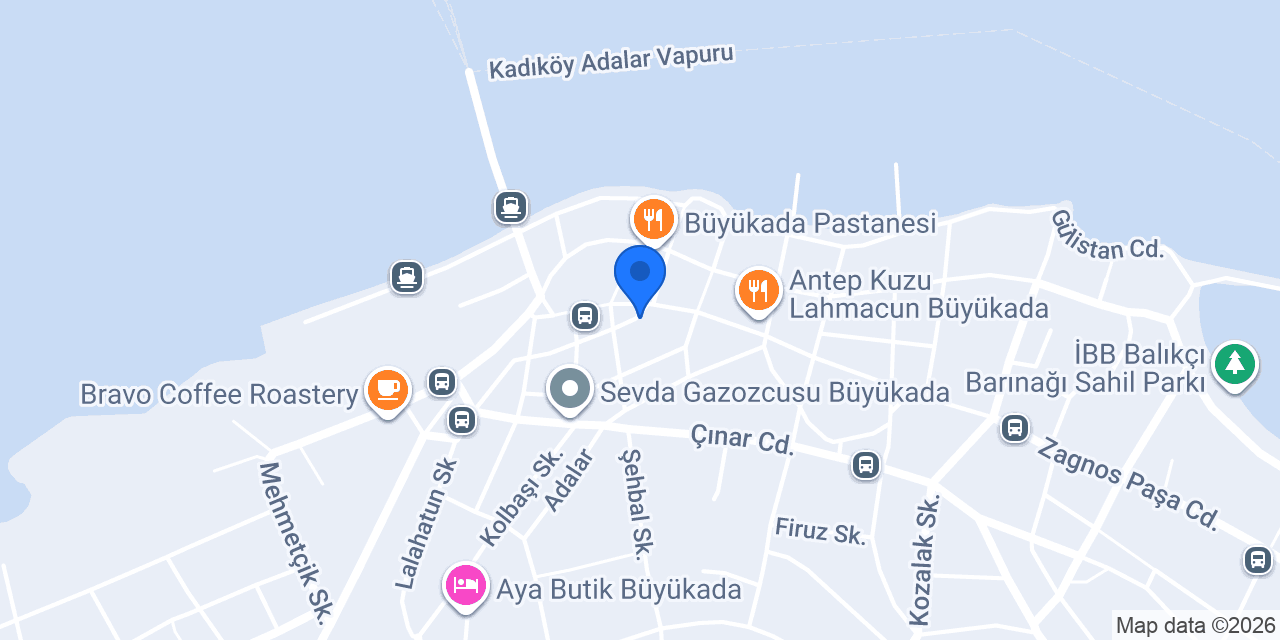 Leydi Pansiyon konumu