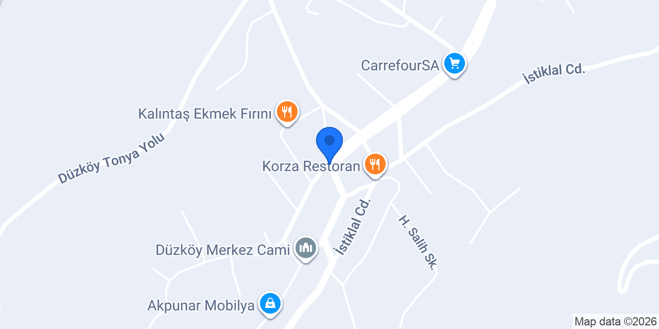 Üçel Ticaret konumu