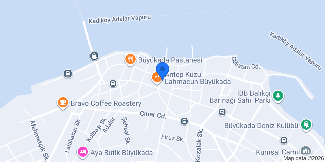 Büyükada Karakoç Tekel konumu