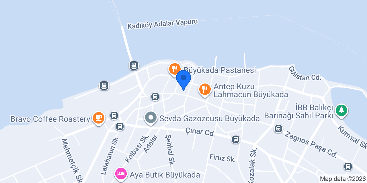 ÇINAR HOTEL BÜYÜKADA konumu