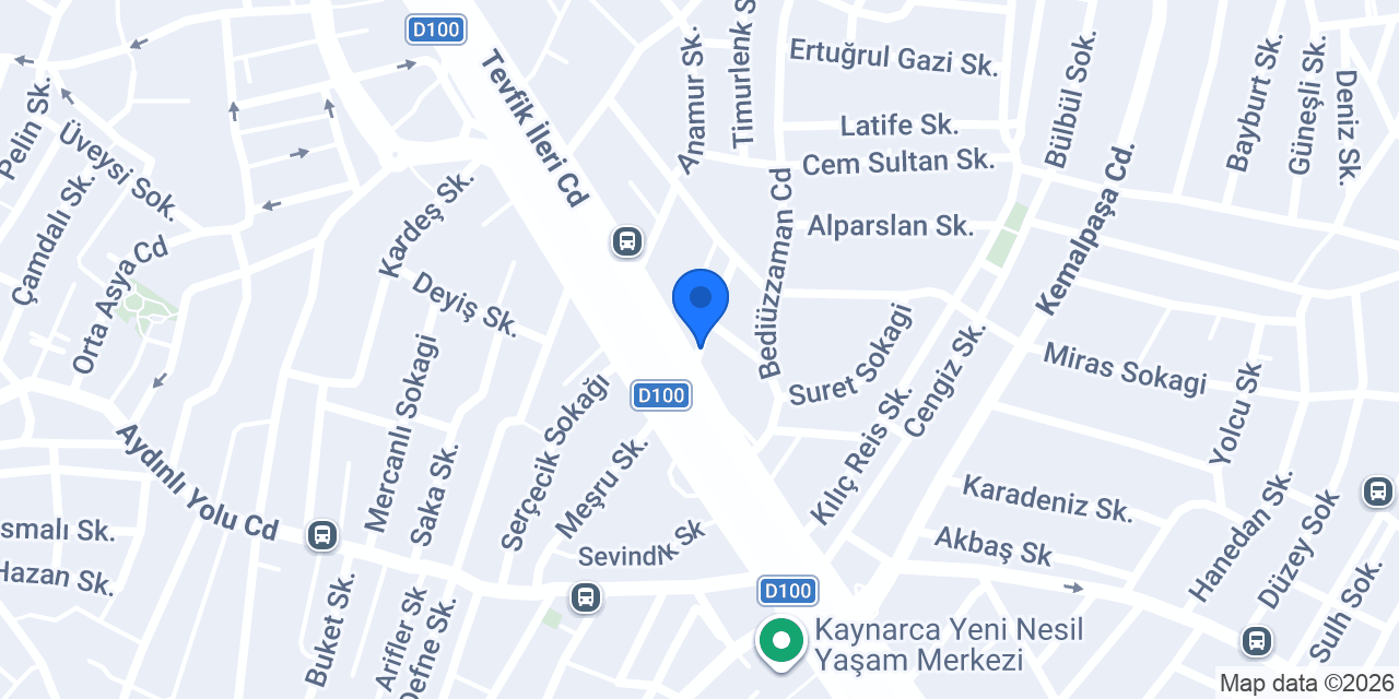 Mutlu Akü Pendik Kaynarca konumu