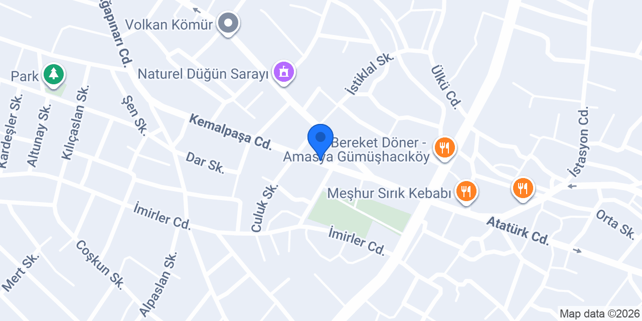 Öz Derya Pastanesi konumu