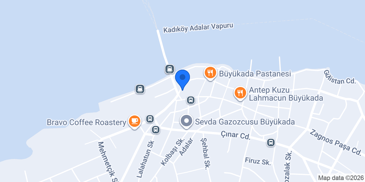 Dolci Büyükada konumu