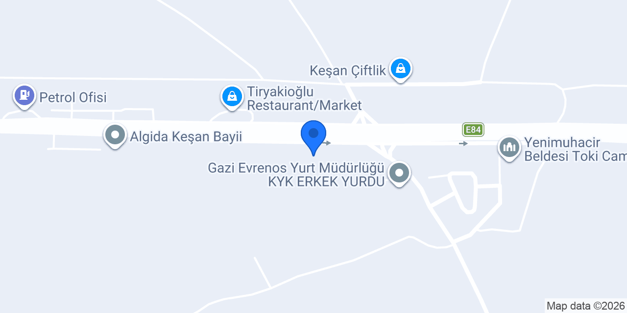 Karataş Keşan konumu