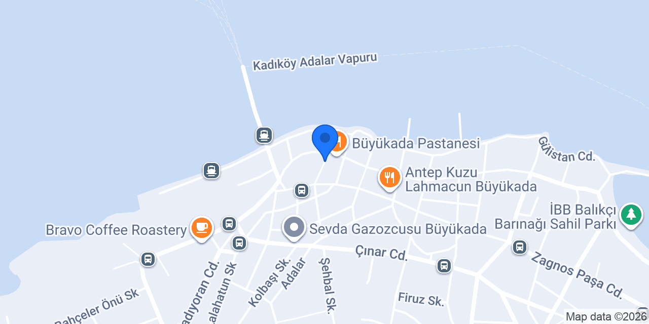 BÜYÜKADA ÇARŞI PANSİYON konumu