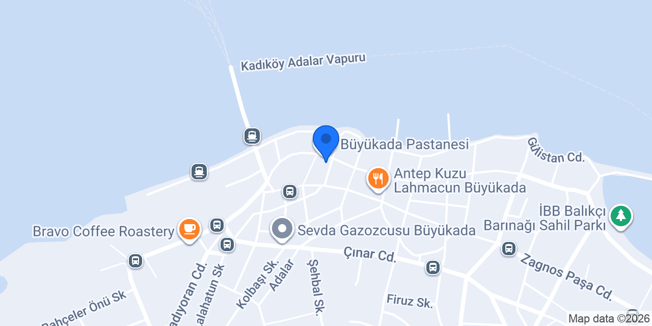 İRİS PANSİYON BÜYÜKADA konumu