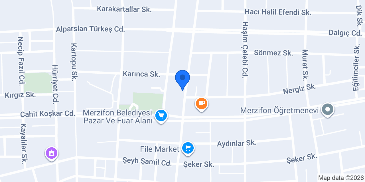 Merzifon Sanat Akademi konumu