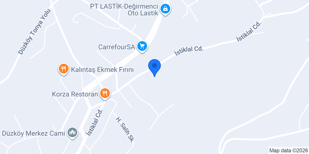 Düzköy Anadolu Lisesi konumu