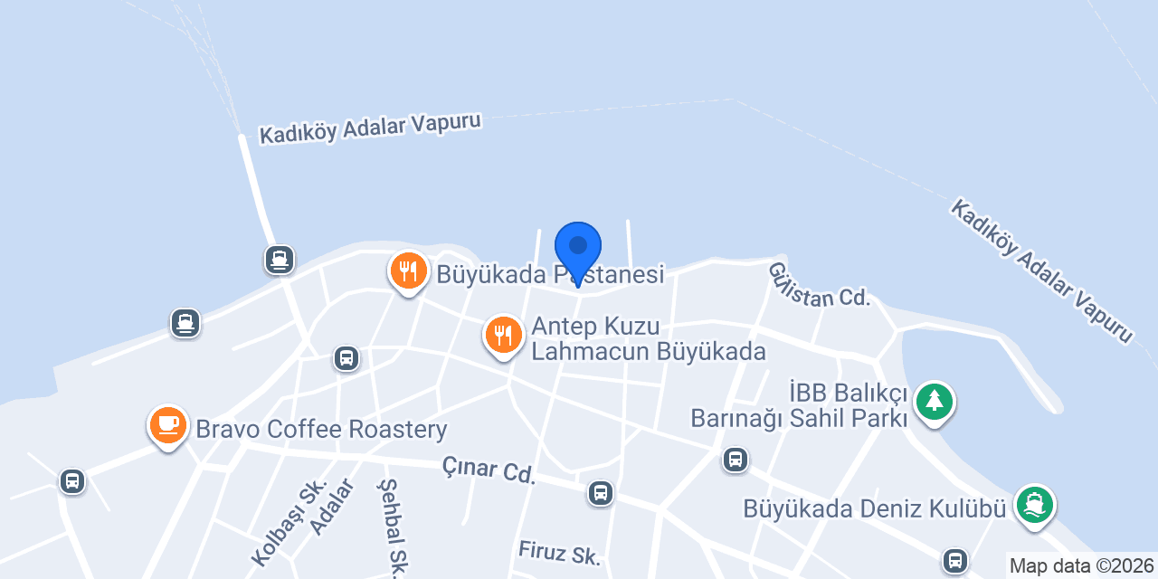 Büyükada Botanik Restaurant konumu