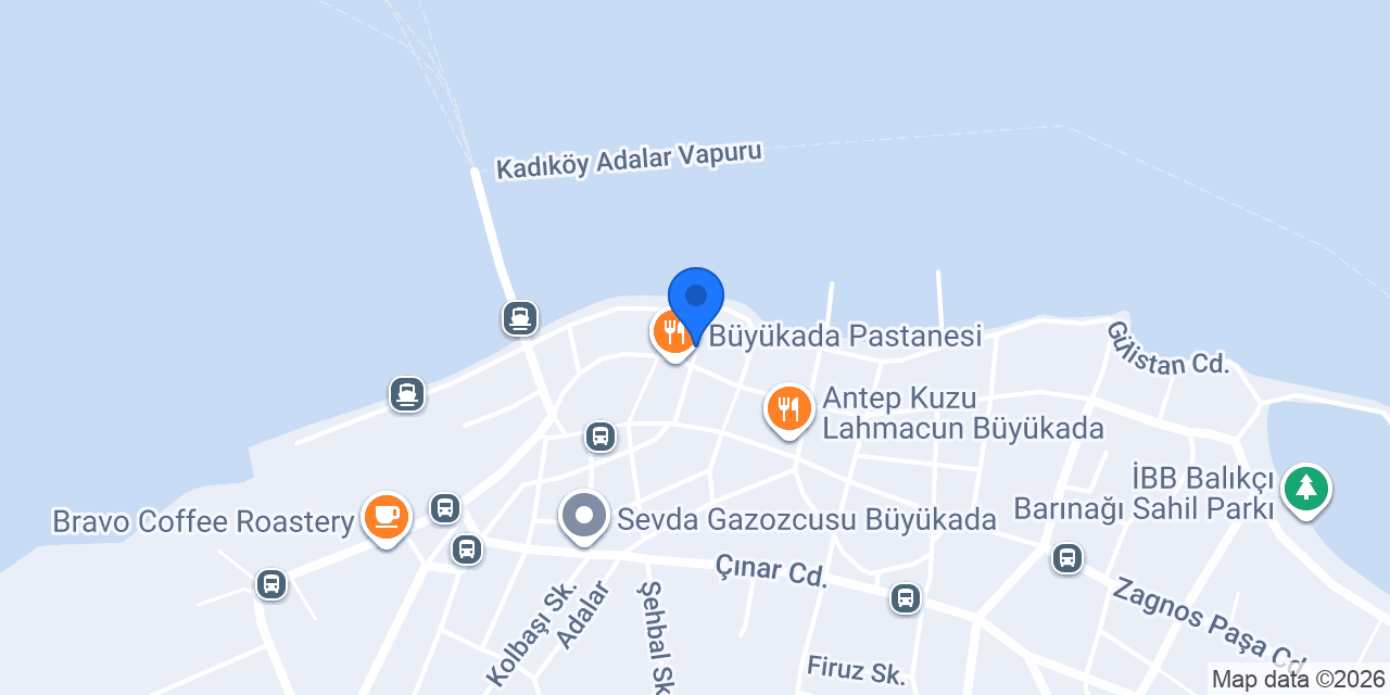 Tarzz Bar Büyükada konumu