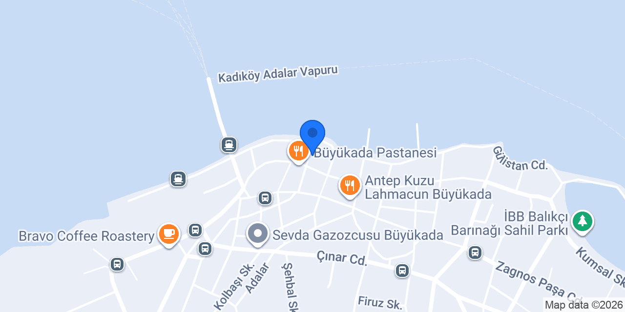 BüyükAda Dede Emlak konumu