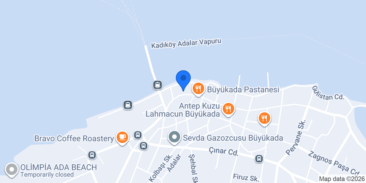 Büyükada marmaris büfe konumu