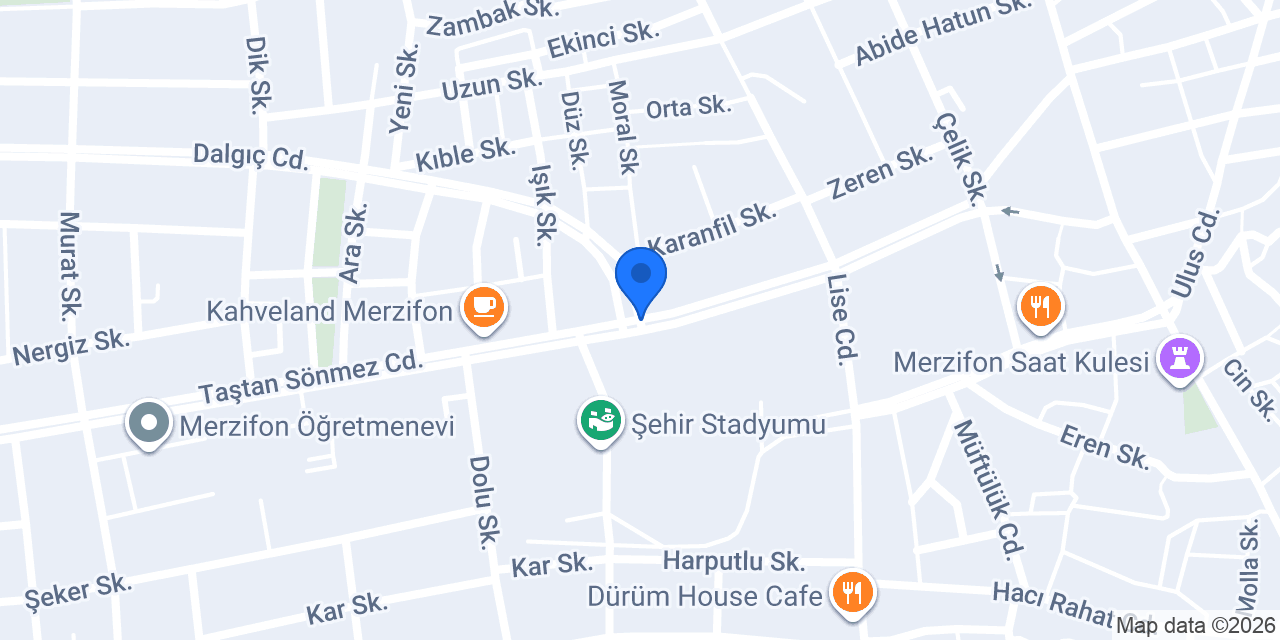 Sabahattin Yönden Avukatlık bürosu konumu