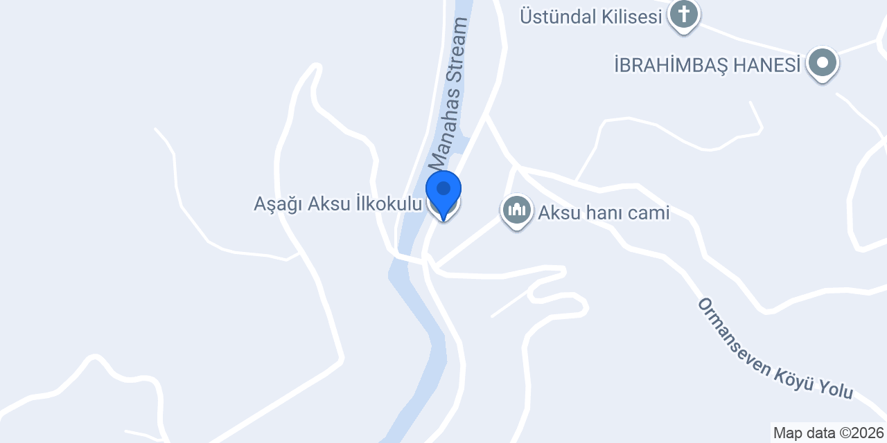 Aşağı Aksu İlkokulu konumu