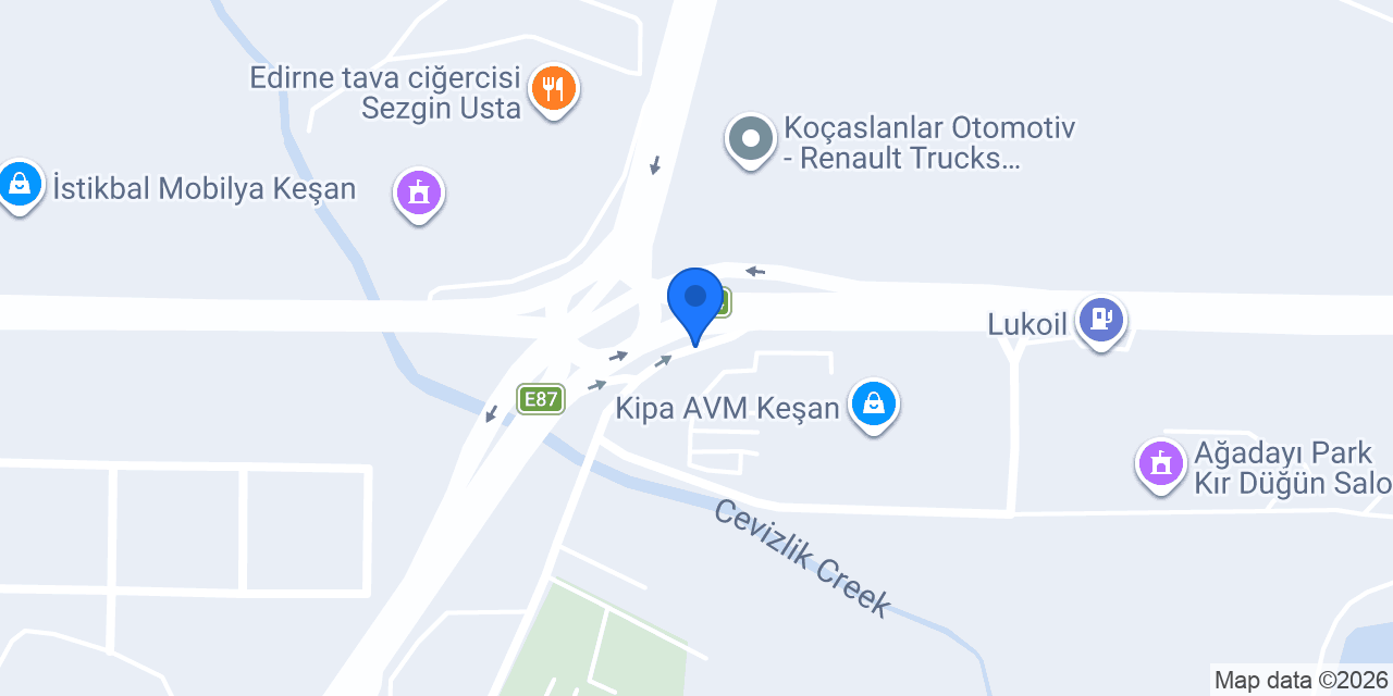 Shell Keşan konumu