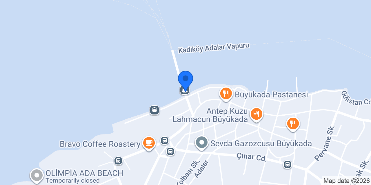 Yapı Kredi - Büyükada Şubesi konumu